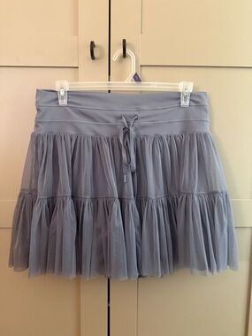 PopFlex Pirouette Skort in Blue Mist